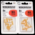 Wingbrush 2.0 Interdental Cleaners M/l Iso 3 Between Teeth Refill Set 2PK. Fixed Price $14.00.