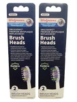 (2) Walgreens Smilesonic Premium Antiplaque Replacement Brush Heads Medium. Fixed Price $10.99.