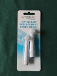 Conair Interplak Opticlean Electric Toothbrush Replacement Brushes RTGXRP01. Fixed Price $15.95.