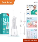 Water Dental Flosser Cordless Portable Large Tank 4 Modes Gum Care Teeth Cleaner. Fixed Price $40.99.