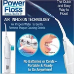 Oral Power Floss Dental Water Jet Seen On Tv Air Cords Tooth Pick Braces. Fixed Price $12.99.