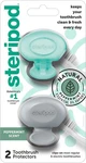 Steripod Clip-on Toothbrush Protector With 2 Count (pack Of 1), Teal,grey. Fixed Price $8.89.