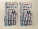 2 Pack Interplak By Conair Dental Water Jet Tips Color Coded SWJ5RP WJ3 WJ6. Fixed Price $12.75.