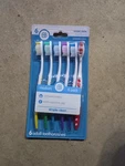New 6 Pack Buddies Adult Medium Toothbrushes Assorted Colors Simple Clean. Fixed Price $7.99.