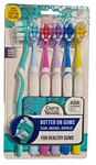 Guru Nanda Butter On Gums With Softex Bristles Toothbrush For Kids & Adults 6 Pk. Fixed Price $9.99.
