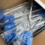 Munkcare Oral Swabs Disposable- Blue 95 Count Partial Box. Fixed Price $7.99.