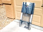 Dezex Telescoping Ladder With Stabilizer Bars And 2 Wheels 330 Lbs. W/bonus. Fixed Price $125.00.