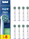 Oral-b Crossaction EB50 Replacement Brush Heads 8 Pack Genuine Clean Care. Fixed Price $29.99.
