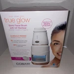 Conair True Glow Sonic Vibration Face Cleansing Brush With Uv Sterilizer. Fixed Price $22.00.