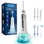 Cordless Water Flosser Portable 300ML For Teeth Dental Oral Irrigator 6 Jet Tips. Fixed Price $19.99.