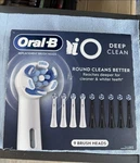 Oral-b Io Deep Clean Replacement Toothbrush Head, 9-COUNT. Fixed Price $29.99.
