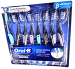 Oral-b Cross Action Pro Advanced Toothbrush Medium Bristle 8 Count. Fixed Price $22.78.