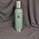 Vintage Stanley Aladdin Green Vacuum Bottle 1.1 Quart Thermos EN12546-1 Nice. Fixed Price $29.99.