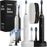 Aquasonic Duo - Dual Handle Ultra Whitening Electric Toothbrushes 40000 Vpm. Fixed Price $87.67.