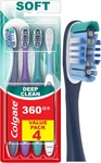 Colgate 360 Whole Mouth Toothbrush, Adult Soft 4 Count (pack 1). Fixed Price $29.99.