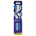 Oral-b Crossaction All In One Manual Toothbrush, Medium, 2 Count. Fixed Price $13.49.