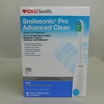 Cvs Health Smilesonic Pro Advanced Clean Rechargeable Electric Toothbrush. Fixed Price $32.95.