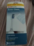 Cvs Health Sonic Clean Replacement Screw Brushheads 3 Pack Removes Plaque. Fixed Price $8.69.