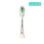 Lot Of 25 Genuine Philips Sonicare Diamondclean Heads White W/o Box. Fixed Price $89.95.