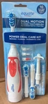 Equate Power Oral Care Kit Dual Motion 29 Piece Dental Items Toothbrush Orange. Fixed Price $18.99.