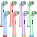 Kids Electric Toothbrush Replacement Heads, Soft For Ages 3-12, 8 Pack. Fixed Price $16.00.