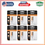 6 Pack Reach Dentotape Unflavored Extra Thick Waxed 100 Yards. Dental Floss. Fixed Price $41.27.
