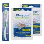 Platypus Orthodontic Dental Flossers ( 2 Packs Of 30 ) & 1 Orthotoothbrush. Fixed Price $19.99.