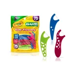 Gum Crayola Kids Flossers 75 Count With Fluoride Easy Grip Grape Flavor. Fixed Price $11.99.