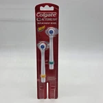 Colgate Actibrush Replacement Toothbrush Heads 2- 1 Pack Green Yellow Sealed. Fixed Price $10.20.