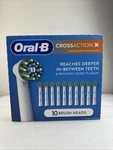 Oral-b Crossaction X Replacement Brush Heads (10 Count). Fixed Price $19.99.