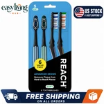 Reach Advanced Design Angled Neck Toothbrush, Assorted Colors, Firm, 6 Count. Fixed Price $9.19.