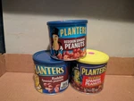 Planters 3 Cans Redskin Spanish Peanuts Unopen Kraft/heinz #252-254. Fixed Price $5.99.