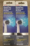 2 Cvs Health Easyflex Charcoal Replacement Brush Heads, 3 Ct Each. Fixed Price $19.99.
