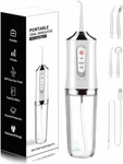 Cordless Rechargeable Water Dental Flosser Oral Irrigator With 3 Modes & 4 Tips. Fixed Price $13.99.