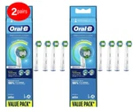 2 Pairs Of 4 Count Braun Oral-b Precision Clean Electric Toothbrushes Heads. Fixed Price $25.90.