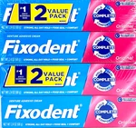 Fixodent *original* Denture Adhesive Cream 2-PK (4 Tubes) 2.4-OZ (68G). Fixed Price $21.88.