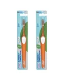 2 X Tepe Supreme Compact Toothbrush Unique Two-level Filament Design. Fixed Price $13.62.