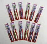 Lot 12 Colgate Wave Zigzag Soft Bristles Deep Interdental Clean Toothbrushes. Fixed Price $12.99.