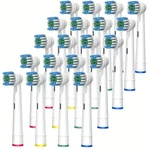 4/12/16/20 Pcs Replacement Electric Toothbrush Heads Compatible With Oral-b Usa. Fixed Price $6.99.