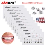 10 Packs Usa Dental Orthodontic Brackets Braces Standard Roth 022SLOT 3HOOKS. Fixed Price $19.99.