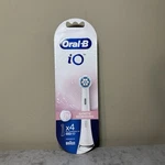 New Oral-b Io Replacement Brush Heads Gentle Care White Pack Of (4) Sealed. Fixed Price $15.00.