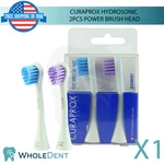 Curaprox Hydrosonic 2PCS Power Brush Head Plaque Removal Daily Oral Hygiene. Fixed Price $55.00.