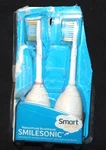 Smart Sense Smilesonic Replacement Brushheads Sold As Is!. Fixed Price $8.23.