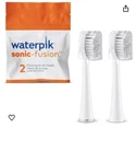 Waterpik Sonic-fusion Replacement Flossing Brush Heads Compact Black New Two. Fixed Price $45.00.