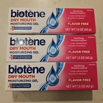 Biotene Dry Mouth Gel 1.5OZ Flavor Free X3 Exp 2027+. Fixed Price $23.99.