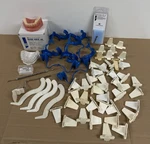 Dental Training & X-ray Holder Lot Bitewing Arms Film Tabs Models Henry Schein. Fixed Price $45.00.