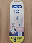Oral-b Io Gum & Sensitive Replacement Brush Heads 4 New/sealed. Fixed Price $19.95.