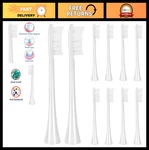 10 Replacement Heads For Electric Toothbrushes - Fits Boka 2.0 & 3.0,. Fixed Price $46.99.