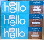 Hello Toothpaste Antiplaque Whitening Fluoride Free 4.7 Oz Pack Of 3. Fixed Price $16.49.