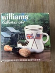 Vintage Williams Collectors Set Porcelain Shaving Mug Brush Soap Box #8243NOS. Fixed Price $49.99.